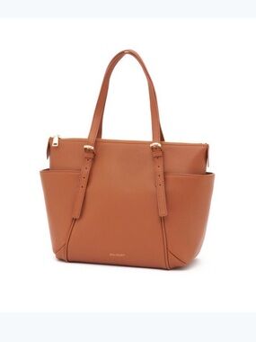 Bolvaint Tan Leather Tote Bag - Manon Leather